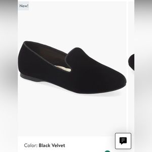 Birdies Starling flats in black velvet, size 10 women’s. Like new.